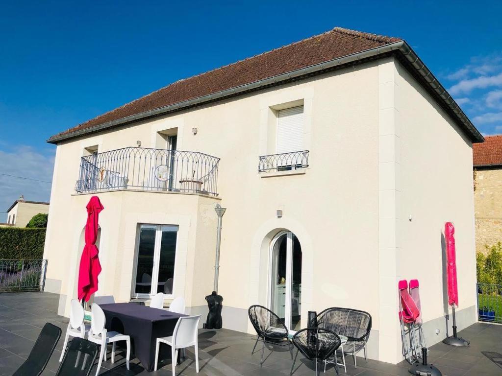 Villa Floressens En Champagne Terrasse Privative Sur Le Vignoble Fleury-la-Riviere Exterior foto