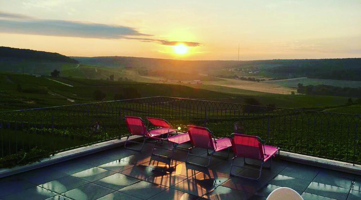 Villa Floressens En Champagne Terrasse Privative Sur Le Vignoble Fleury-la-Riviere Exterior foto